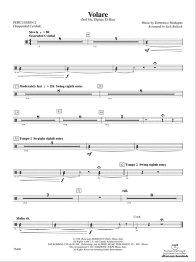 Volare: 2nd Percussion