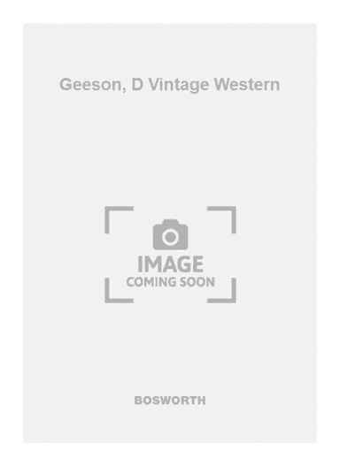 Geeson, D Vintage Western