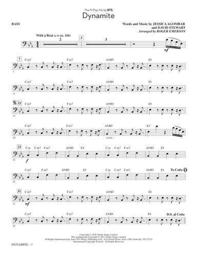 Dynamite (arr. Roger Emerson) - Bass
