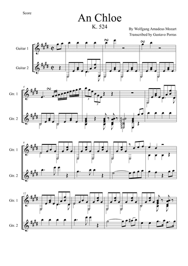 An Chloe, K. 524