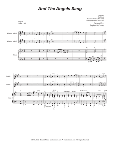 And The Angels Sang (Duet for Bb-Clarinet)