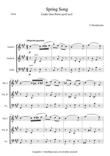 Lieder ohne Worte Op.62 No.6