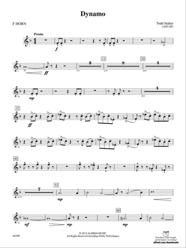 Dynamo: 1st F Horn
