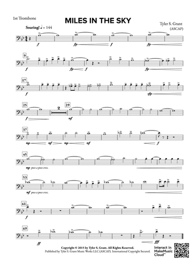 Miles in the Sky: 1st Trombone