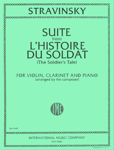 Suite from 'L'Histoire du Soldat' (for Clarinet, Violin, and Piano)