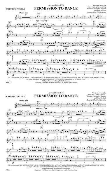 Permission to Dance: Flute