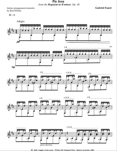 Pie Jesu (tremolo)
