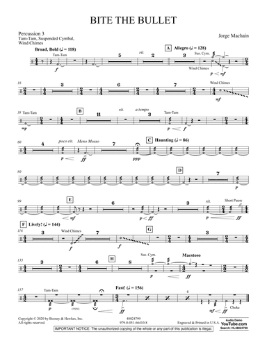 Bite the Bullet - Percussion 3