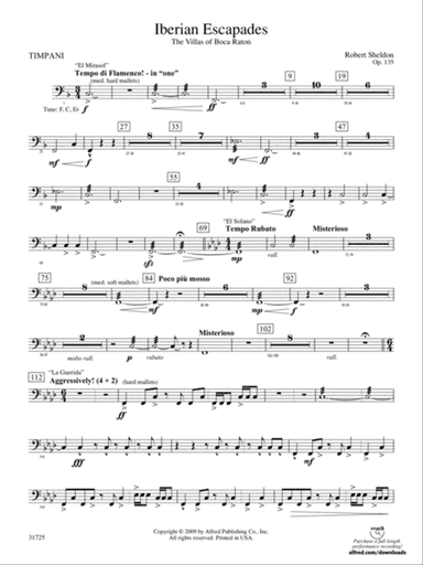 Iberian Escapades: Timpani