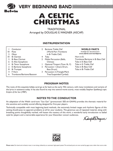 A Celtic Christmas: Score