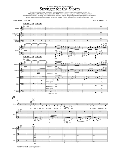 Stronger For The Storm - Full Score