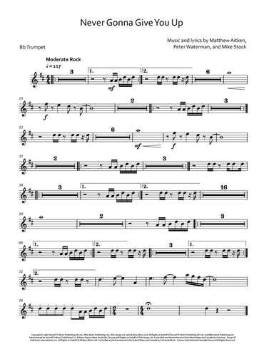 Never Gonna Give You Up