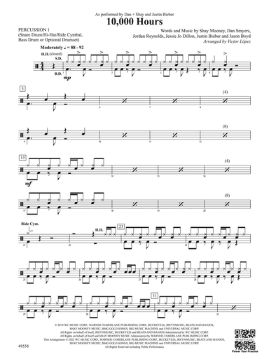10,000 Hours: 1st Percussion