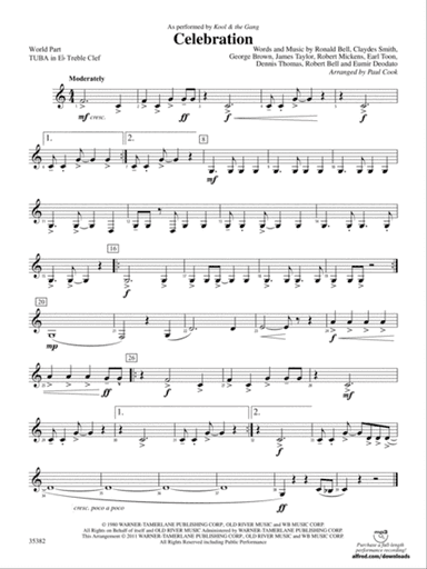 Celebration: (wp) E-flat Tuba T.C.