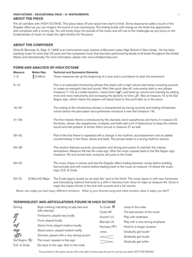 High Octane: Eb Educational Pack