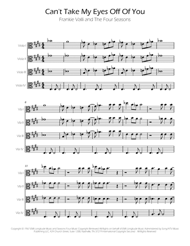 Can't Take My Eyes Off Of You