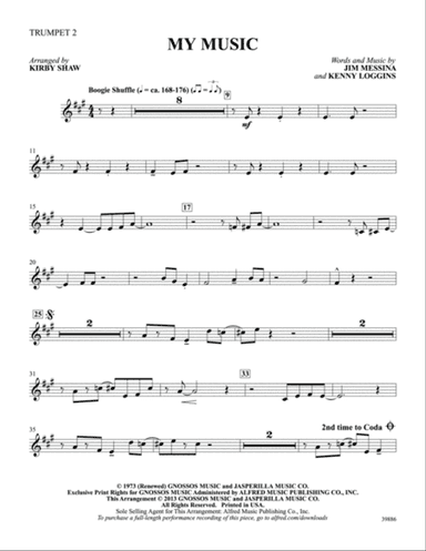 My Music: 2nd B-flat Trumpet