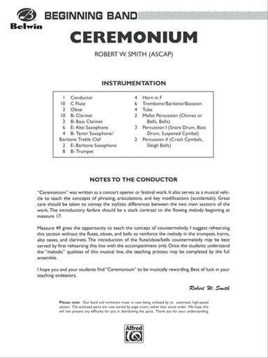 Ceremonium: Score