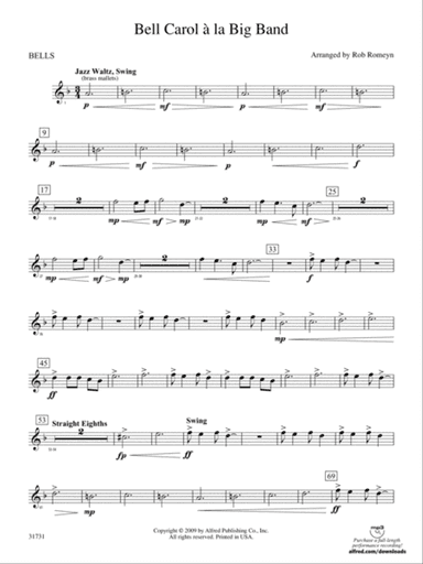Bell Carol a la Big Band: Bells