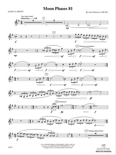 Moon Phases 81: 2nd B-flat Clarinet