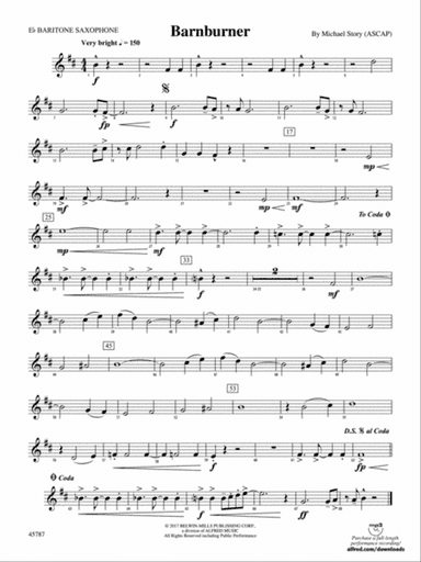 Barnburner: E-flat Baritone Saxophone