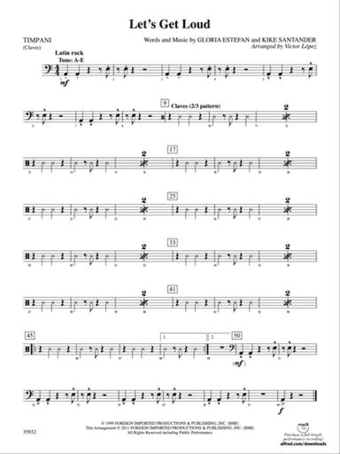 Let's Get Loud: Timpani