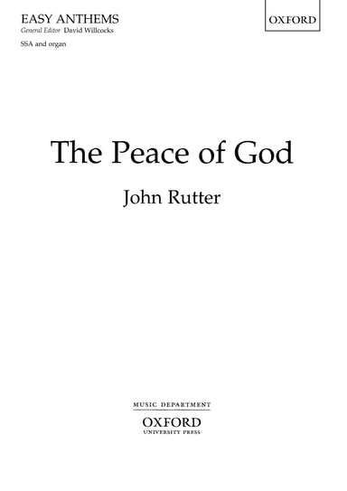 The Peace of God