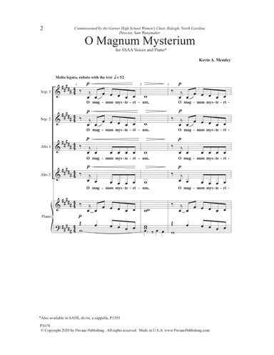O Magnum Mysterium