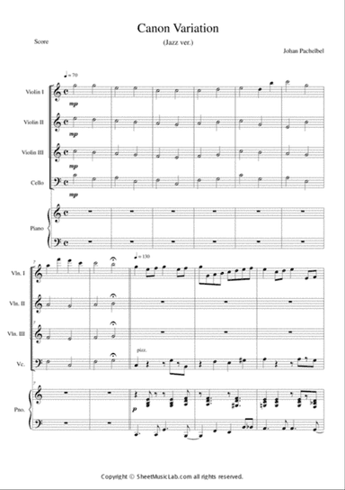 Canon Variation (Jazz Version)