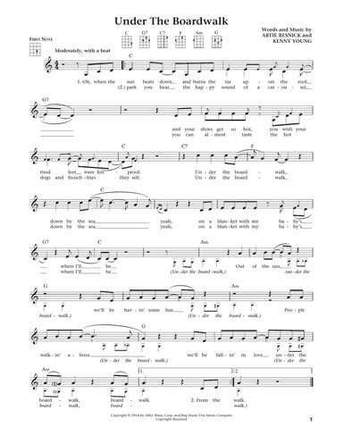 Under The Boardwalk (from The Daily Ukulele) (arr. Liz and Jim Beloff)
