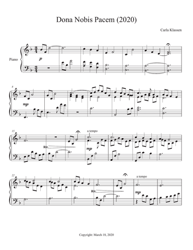 Dona Nobis Pacem (2020)