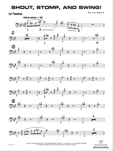 Shout, Stomp, and Swing!: 1st Trombone