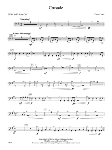 Crusade: (wp) E-flat Tuba B.C.