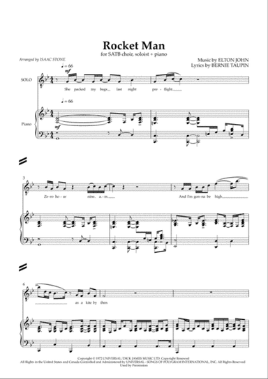 Rocket Man (i Think It's Gonna Be A Long Long Time)