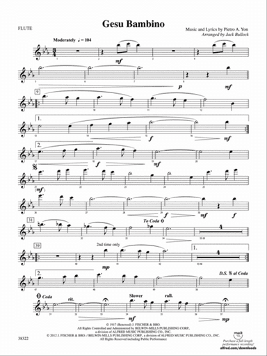 Gesu Bambino: Flute