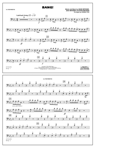 Bang! (arr. Ishbah Cox) - 1st Trombone