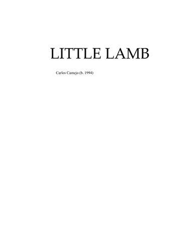 Little Lamb