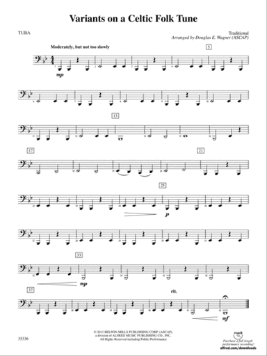 Variants on a Celtic Folk Tune: Tuba