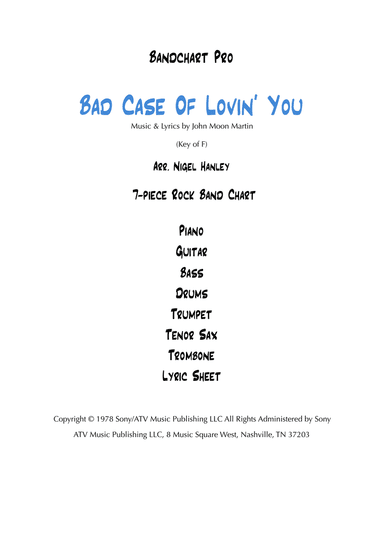 Bad Case Of Loving You