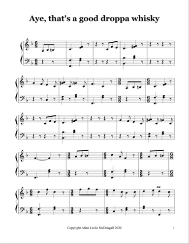 Aye, that's a good droppa whisky