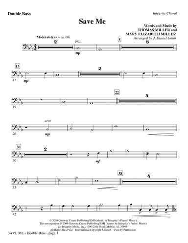 Save Me - Alto Sax (Horn sub.)