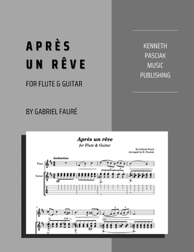 Après un rêve (for Flute or Violin & Guitar)