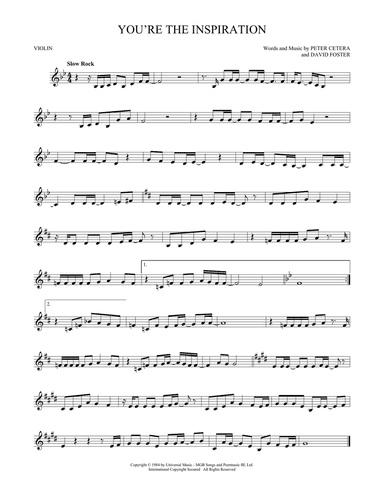 You're The Inspiration