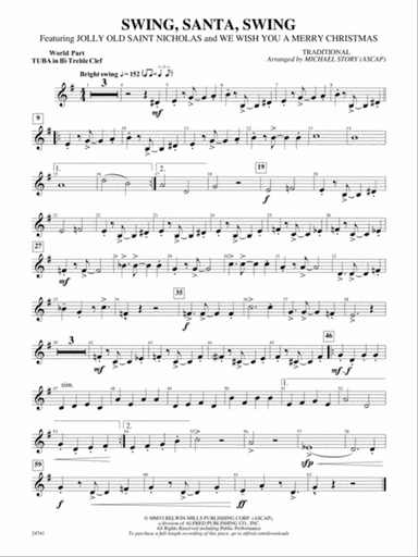 Swing, Santa, Swing: (wp) B-flat Tuba T.C.