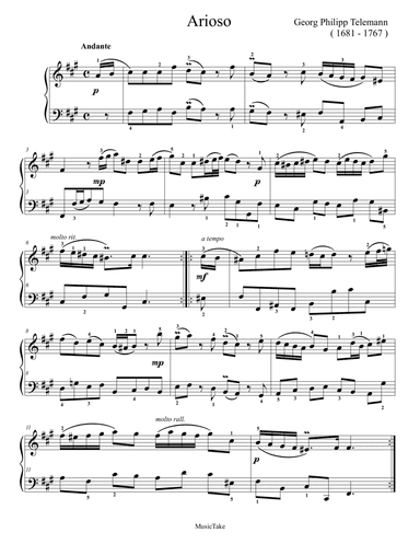 Telemann Arioso