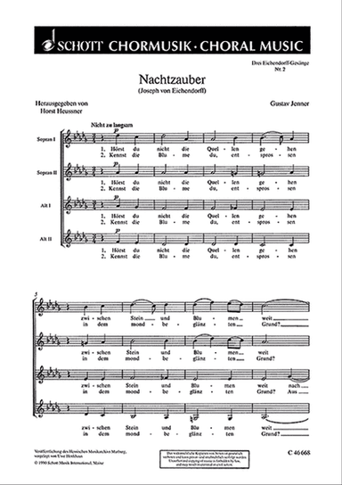 Drei Eichendorff-Gesänge
