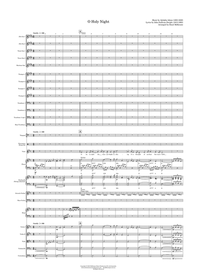 O Holy Night (ala Josh Groban) Voice and Big Band Key of D