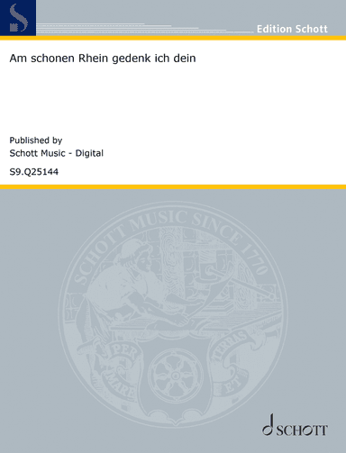 Am schönen Rhein gedenk ich dein
