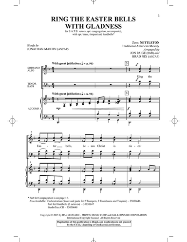 Ring The Easter Bells With Gladness