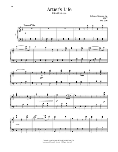 Artist's Life, Op. 316